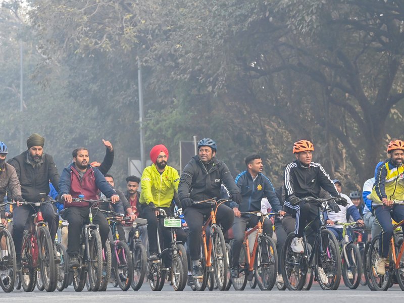 Union Ministers Mandaviya, Kishan Reddy to join 57th Fit India Sundays on cycle