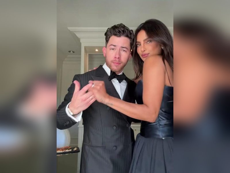 Nick Jonas' BTS fun with Priyanka Chopra before heading for Golden Globes: 'Mom & dad are out'