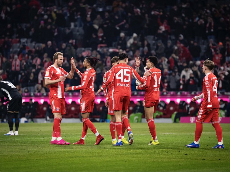 Bayern rout Wolfsburg to tighten grip on Bundesliga summit