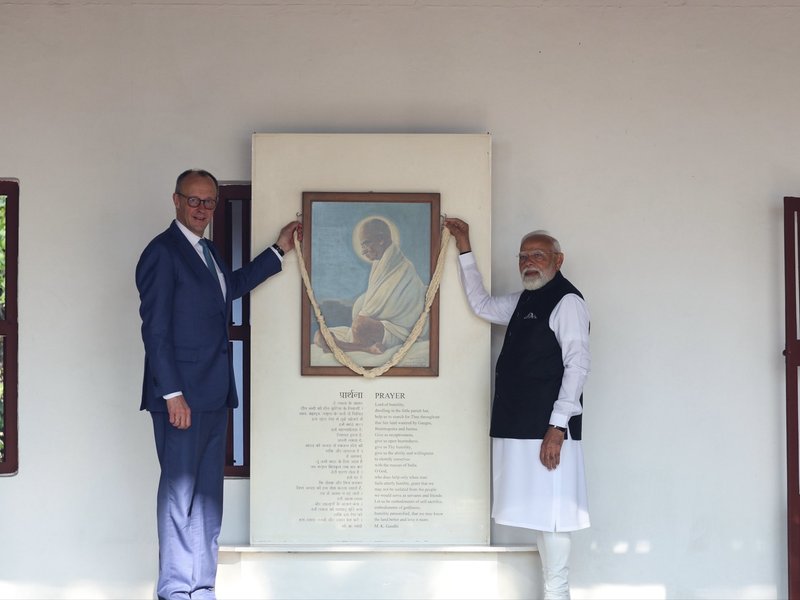 pm modi with german chancellor