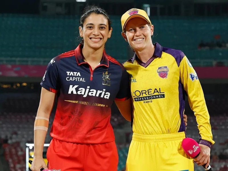 Gautami Naik comes in for Prema as RCB elect to bowl against UP Warriorz in Match 5 of Women's Premier League (WPL) 2026 at the Dr DY Patil Stadium in Navi Mumbai on Monday. Photo credit: BCCI
