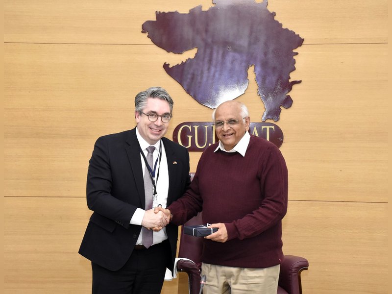 जर्मन बिजनेस डेलीगेशन–गुजरात सरकार की हाई-लेवल बैठक, निवेश और टेक्नोलॉजी साझेदारी पर जोर