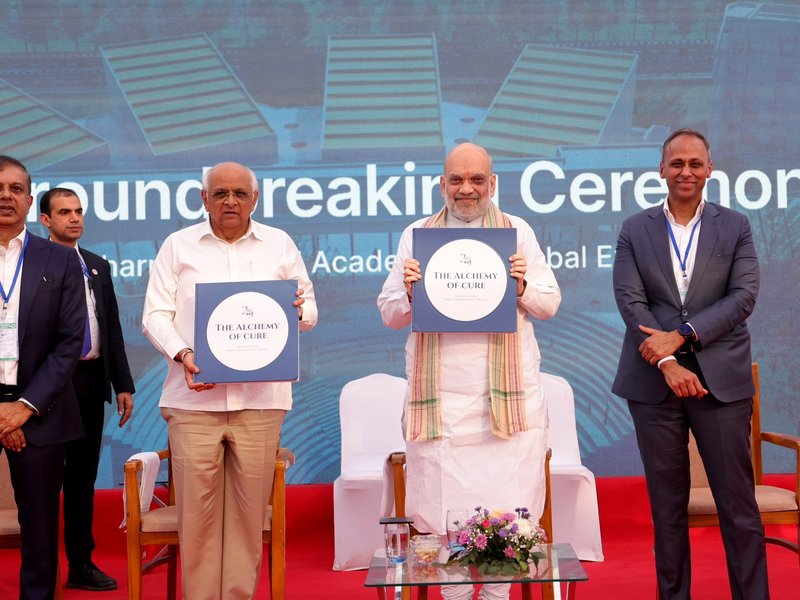 HM Shah unveils Rs 250-crore development push in Mansa, lays foundation for pharma academy in Ahmedabad