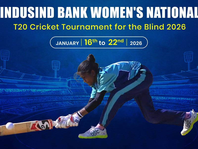 Bhubaneswar to host Women’s National T20 Cricket Tournament for the Blind 2026 from January 17
