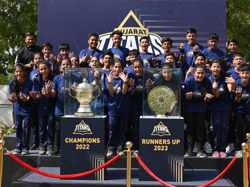 Gujarat Titans to roll out Junior Titans programme in five cities starting from Saturday. Photo credit: Gujarat Titans