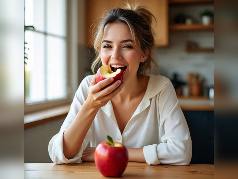 सेब में डालकर खाएं सेंधा नमक, एनर्जी, स्वाद और सेहत तीनों मिलेगा एक साथ 