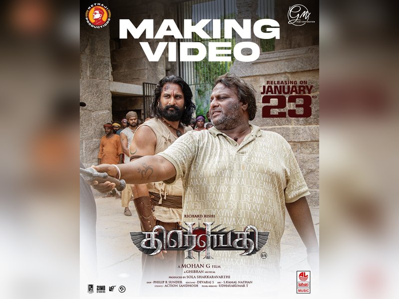 Richard Rishi-starrer 'Draupathi 2' making video released  (Photo Credit: Mohan G Kshatriyan/X)