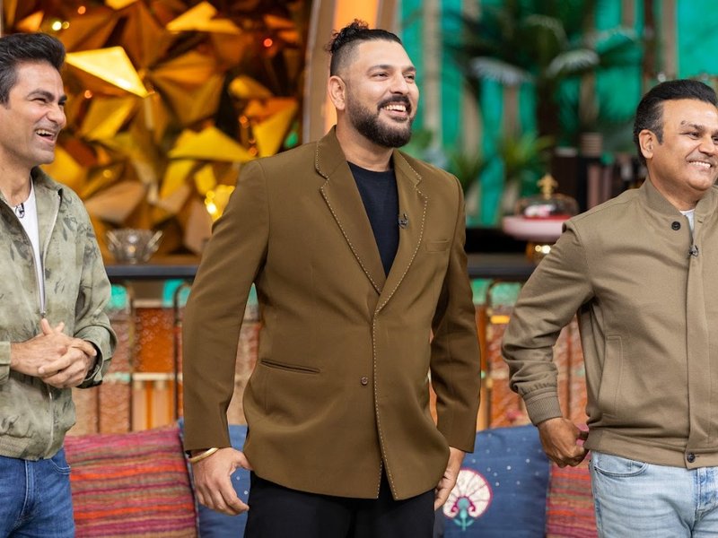 Kapil Sharma solves the mystery of why cheerleaders wanted Dravid Instead of Yuvi-Sehwag on the pitch