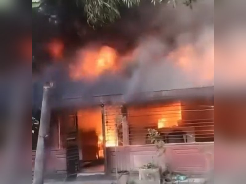 Hindu teacher’s home set ablaze in Bangladesh amid rising attacks on minorities