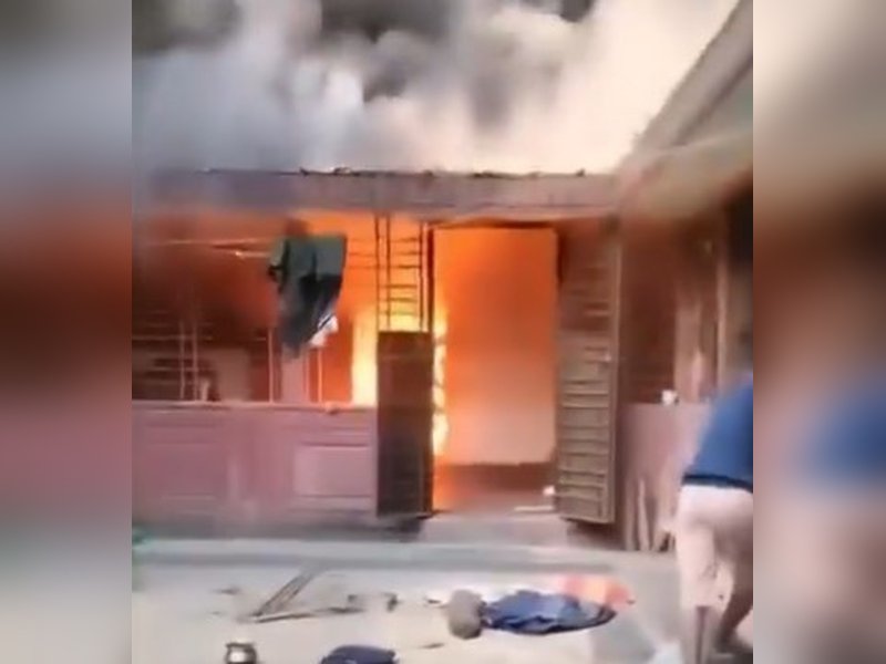 Hindu teacher’s home set ablaze in Bangladesh amid rising attacks on minorities