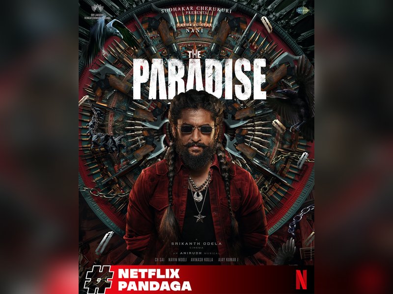 Nani's 'Paradise', Ram Charan's 'Peddi' among Telugu films listed to stream on Netflix after theatrical release (Photo Credit: IANS/PR)