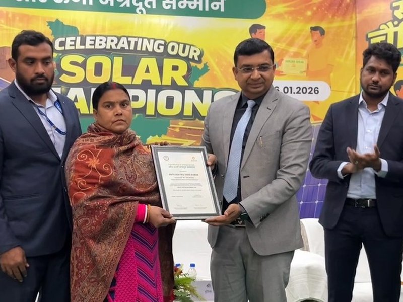 In Bihar’s Nalanda, 60 beneficiaries honoured for proactiveness in harnessing solar power 