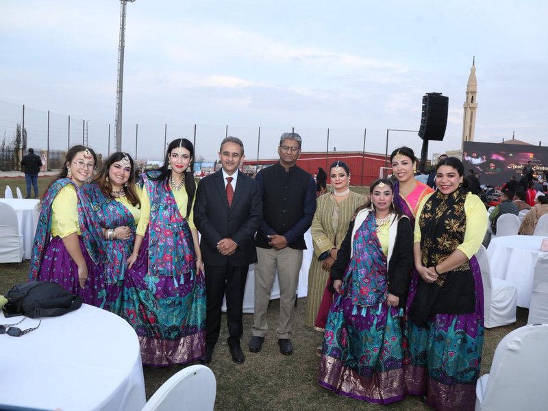 MoS Kirti Vardhan Singh interacts with Indian diaspora at Bharat Milan in Egypt