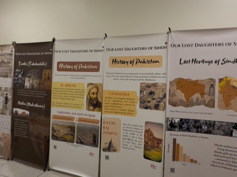 Art, film display on Capitol Hill spotlight Hindu refugee crisis in Pakistan 