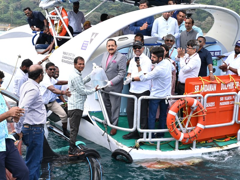 भारत ने अंडमान सागर में पहली ओपन-सी समुद्री मछली पालन परियोजना को लॉन्च किया