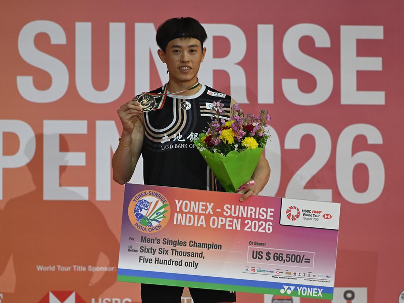 An Se Young and Lin Chun-Yi crowned women’s and men’s singles champions in the India Open 2026 