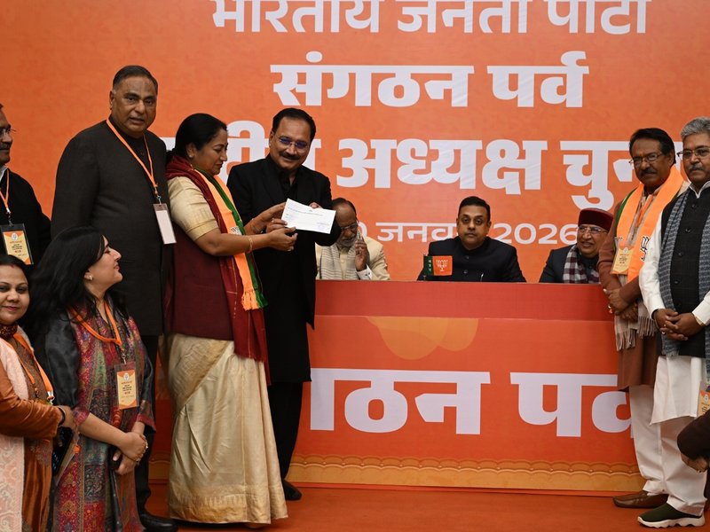 Delhi BJP chief, CM Gupta submit proposal for Nitin Nabin's election as National President