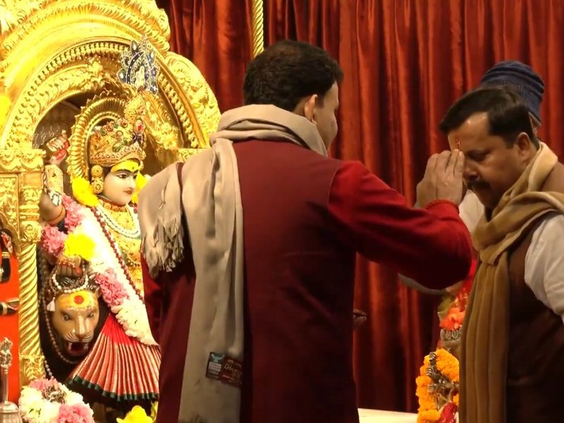 Nitin Nabin visits temples, gurudwara ahead of taking charge as new BJP chief