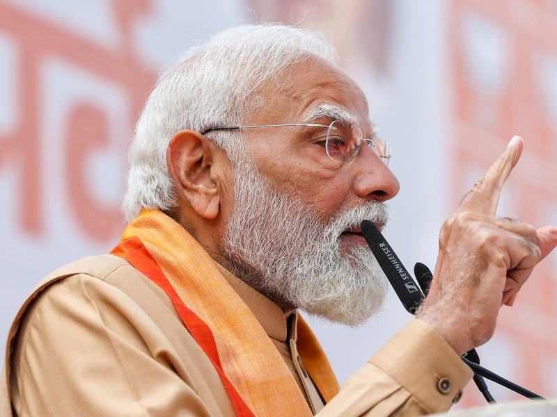 Prime Minister Narendra Modi speaks during the organisational event (Sangathan Parv) at the BJP headquarters in New Delhi, Tuesday, January 20, 2026. (Photo: IANS/Prem Nath Pandey)