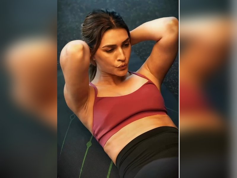 Kriti Sanon quips about ‘mithai weight’ post sister Nupur’s wedding, works on abs 
