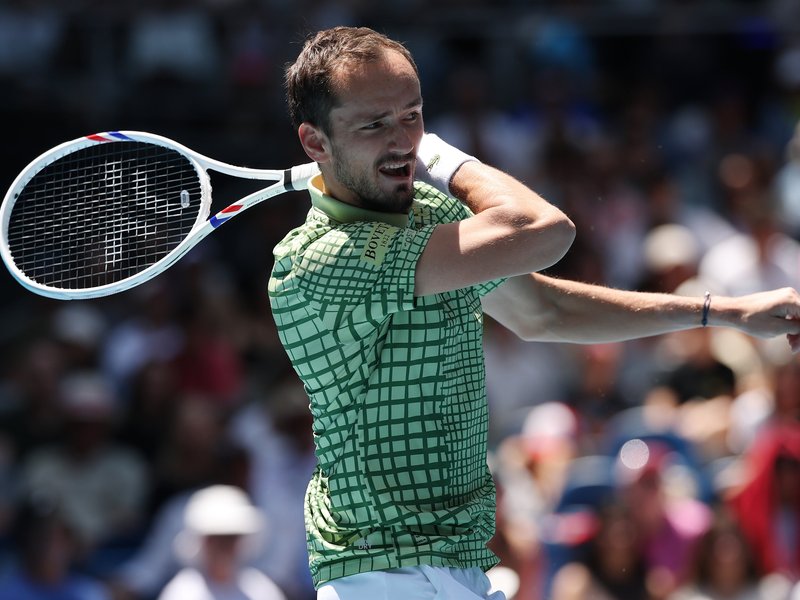 Aus Open: Medvedev, Rublev move into third round 