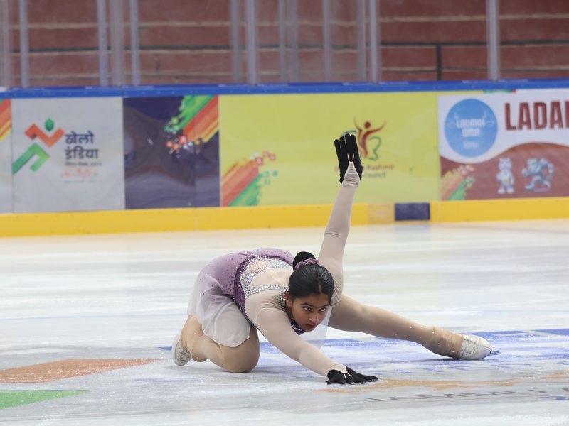 Haryana on top with a pair of figure skating gold medals; Kerala, Uttarakhand bag one each in the Khelo India Winter Games (KIWG) 2026 at the Nawang Dorjan Stobdan (NDS) Stadium in Leh, Ladakh, on Wednesday. Photo credit: KIWG 2026