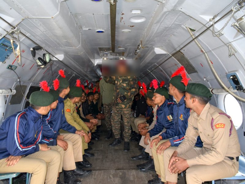 Gujarat: NCC cadets take to the skies at state-level annual training camp in Kutch (Photo: @suryacommand/X)