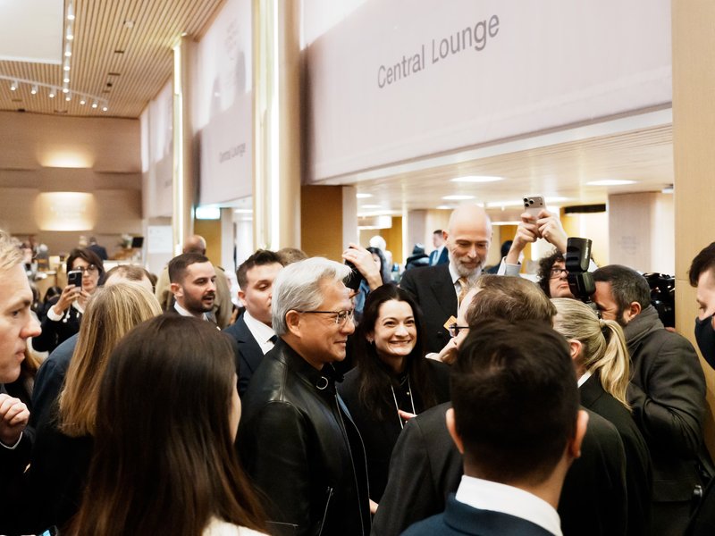 AI to make routine jobs more productive, skilled workers needed: Jensen Huang at Davos