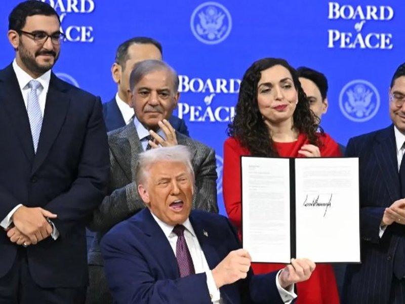 Trump launches ‘Board of Peace’, outlines Gaza push (Photo: @Indianinfoguide/X)