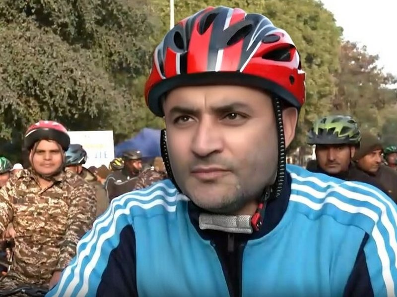 'संडे ऑन साइकिल' के 58वें संस्करण का दिल्ली में आयोजन, पहली बार मतदाता बने युवाओं ने लिया भाग 