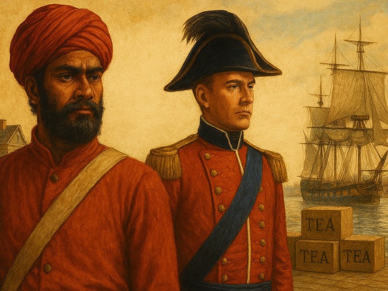 Sepoy’s Shadow: When India’s taxes funded private army to guard London’s tea (AI Generated Image)