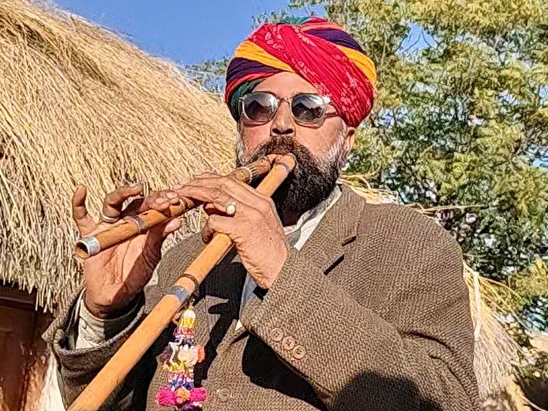 जैसलमेर: लोक वाद्ययंत्र "अलगोजा" वादक तगाराम पद्मश्री पुरस्कार से नवाजे जाएंगे, पिता का अलगोजा चुराकर सीखा