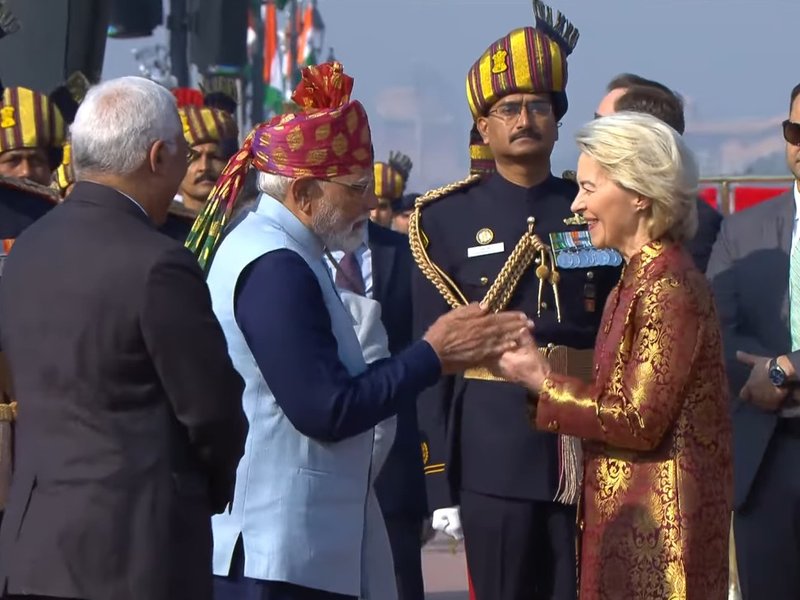 गणतंत्र दिवस पर मुख्य अतिथि के तौर पर शामिल हुईं उर्सुला वॉन, बोलीं- यह जीवन का सबसे बड़ा सम्मान