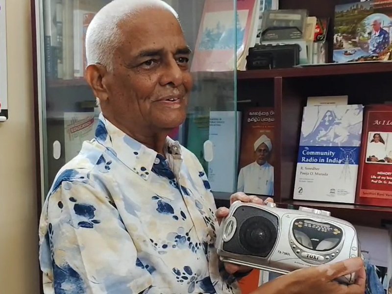रेडियो को नई पहचान देने वाले श्रीधर को पद्मश्री, 55 साल की सेवा को मिला राष्ट्रीय सम्मान