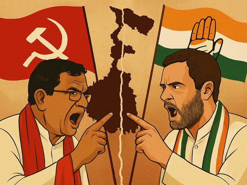Bengal: Left-Congress war of words reflects imminent rift before upcoming polls (AI Generated Image)