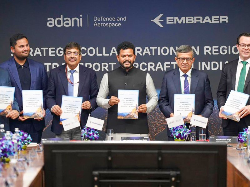 Brazilian plane maker Embraer bullish on setting up line in India