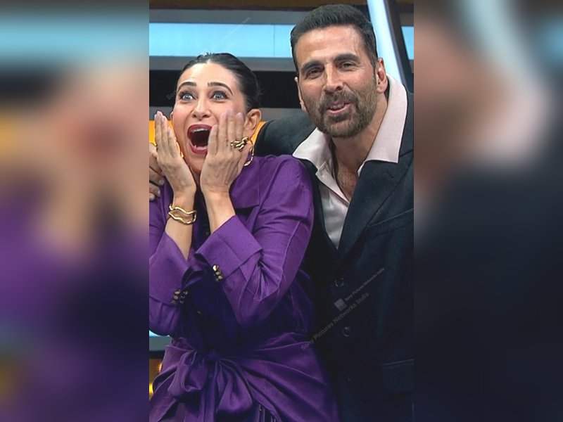 Akshay Kumar calls Karisma Kapoor his 'first heroine', duo recreate ‘Deedar’ moment after 34 years