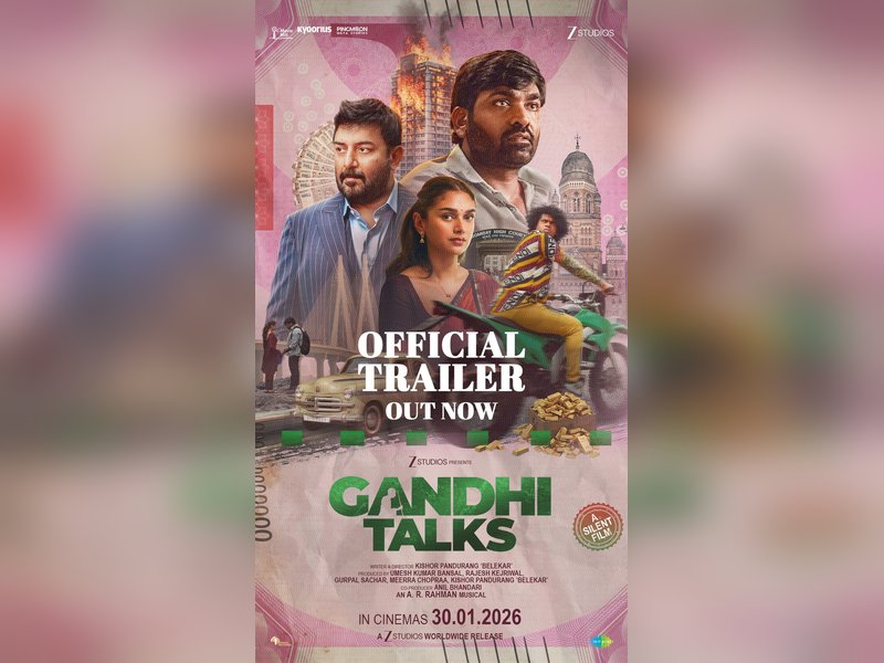 Vijay Sethupathi, Aravind Swamy-starrer Gandhi Talks's trailer released (Photo Credit: Vijay Sethupathi/X)