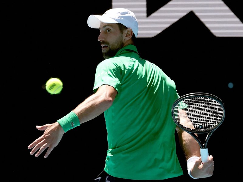 Aus Open: Two sets down, Djokovic through to SF after Musetti retires