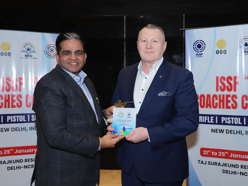ISSF “B” coaches course concludes successfully in New Delhi with 55 coaches graduating (Credit: NRAI)