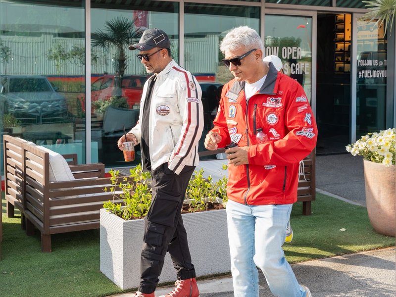 Madhavan meets Ajith at Dubai Autodrome; pics go viral (Photo Credit:IANS/PR)