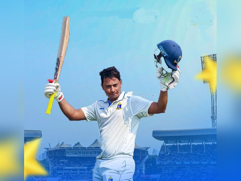 Sudip Chatterjee’s unbeaten 77 carries Bengal to 168/5 against Haryana in their Elite Group C match of the Ranji Trophy 2025-26 season in Lahli in Haryana on Thursday. Photo credit: CABCricket/X