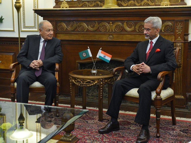 EAM Jaishankar, Arab League chief discuss strengthening cooperation 