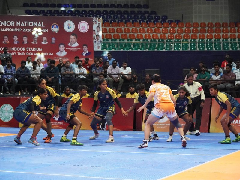 Sr Women Kabaddi Nationals: Karthika shines for Tamil Nadu; Railways, Himachal Pradesh and Haryana cruise into SF