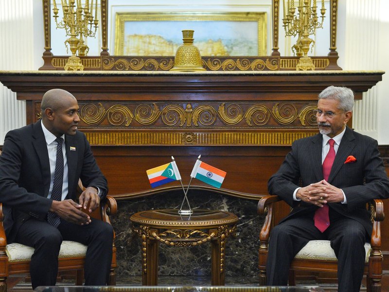 EAM Jaishankar, Comoros counterpart Mohamed discuss cooperation in health, sports, and capacity building