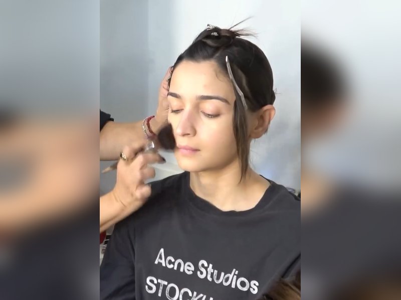 Alia Bhatt captures all the chaos behind achieving her latest high-glam avatar