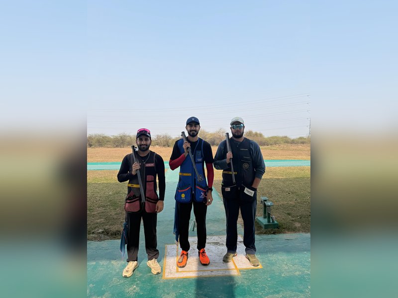 Punjab clean sweep junior men’s Skeet T2 competition in the Shotgun National Selection Trials 1&2 at the Dr. Karni Singh Shooting Ranges in the National Capital Region on Sunday. Photo credit: NRAI