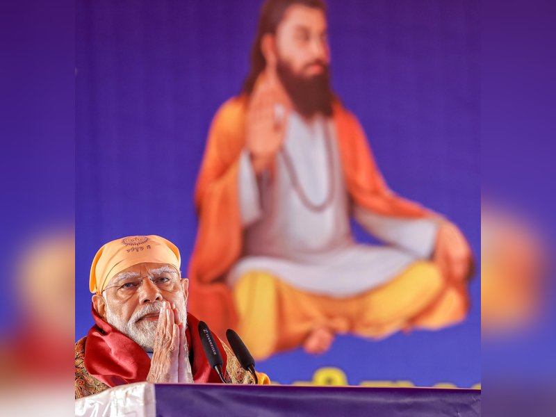 जालंधर में रविदास जयंती समारोह: भाजपा नेताओं-कार्यकर्ताओं ने पीएम मोदी का किया जोरदार स्वागत