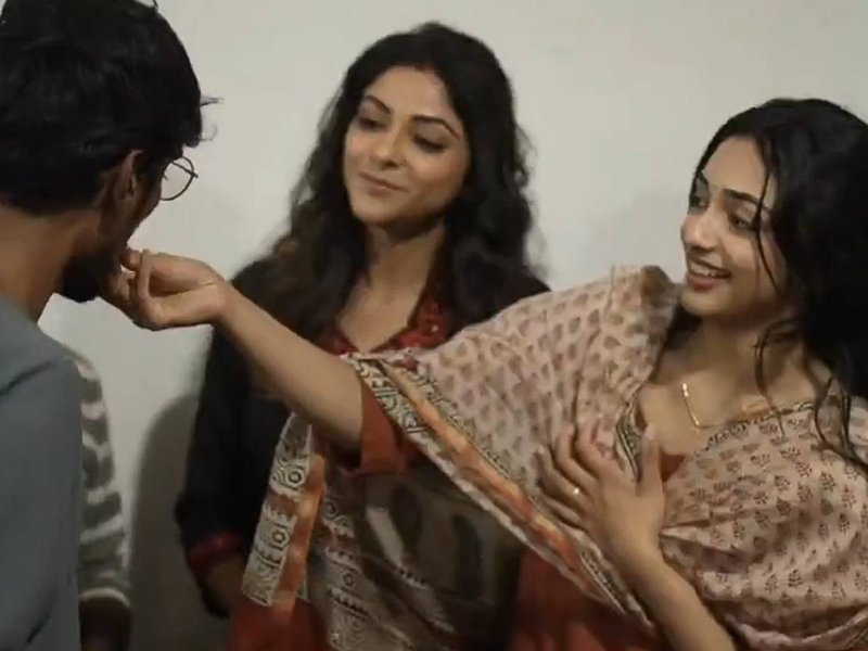 Arjun Sarja, Priety Mukhundhan-starrer AGS28's shooting wrapped! (Photo Credit: AGS Entertainment/X)