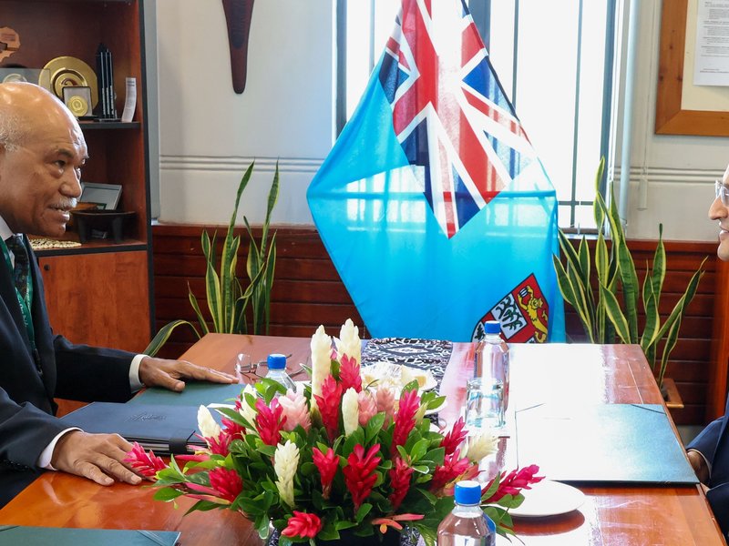 Indian envoy, Fiji Parliament Speaker discuss strengthening bilateral cooperation